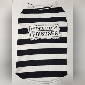 Pet-Itentiary Prisoner Boutique by Petco SizeXXL 15-24" Long Dog Jail Stripes